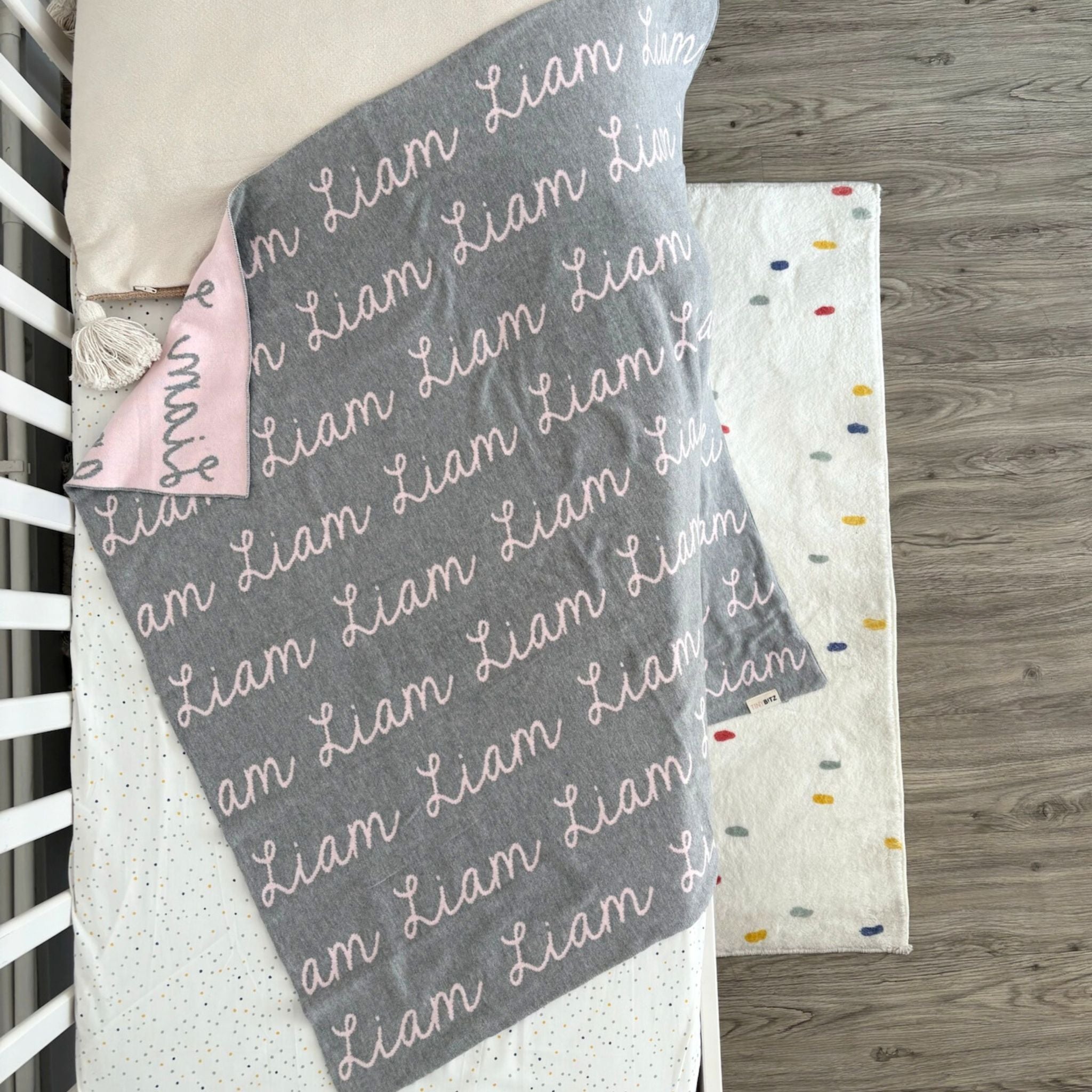 Personalized Blanket for Liam (95x95cm)