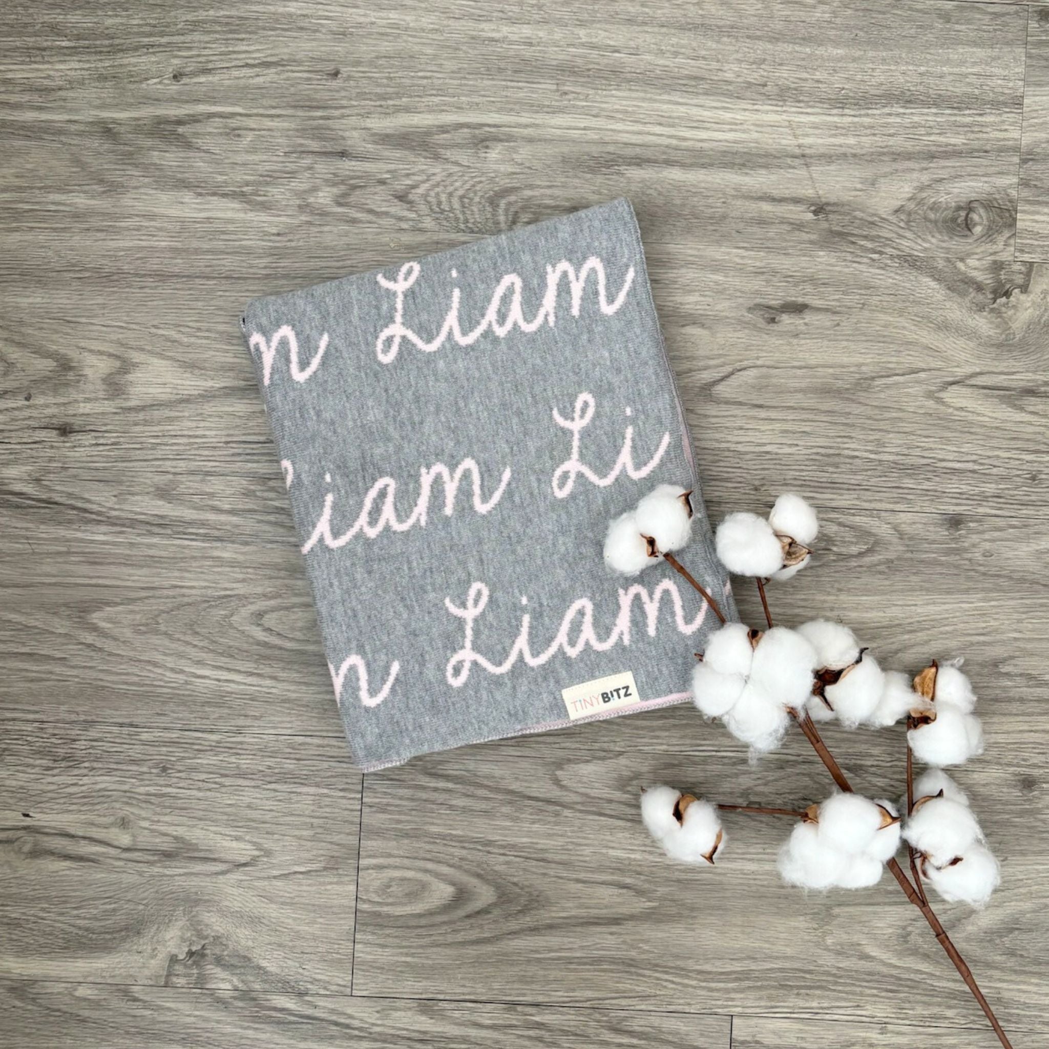 Personalized Blanket for Liam (95x95cm)