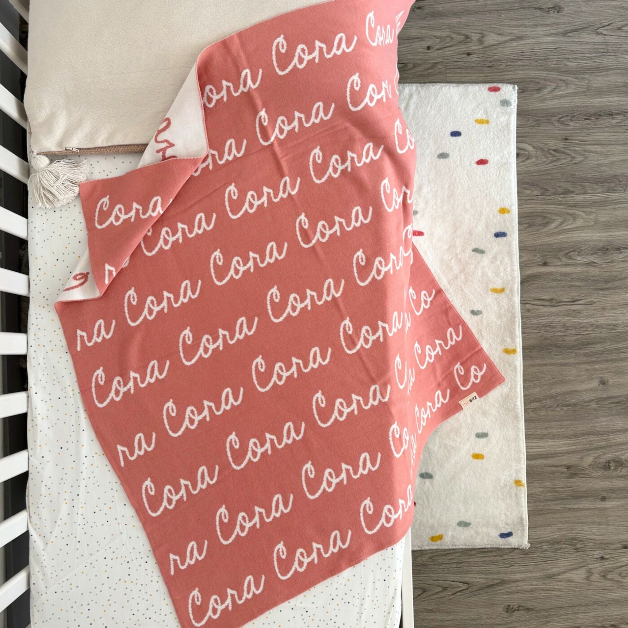Personalized Blanket for Cora (95x95cm)