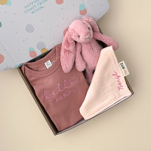 Personalized Gift Set for Baby Girls