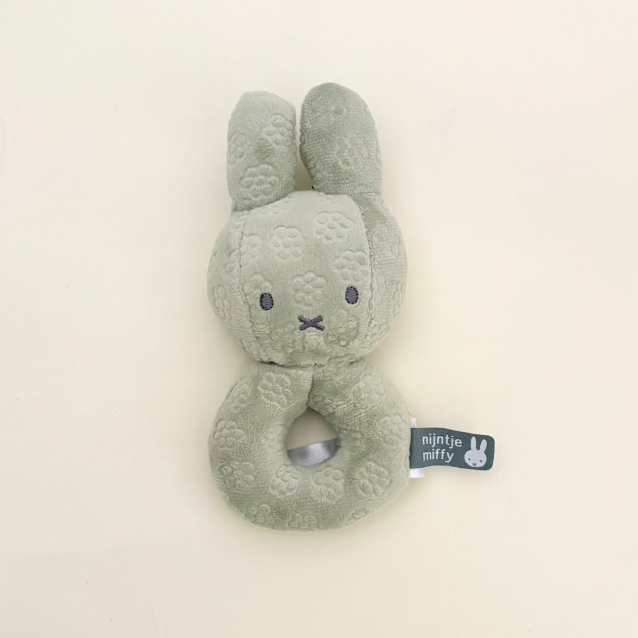 Miffy Toy Rattle (Dusty Green)