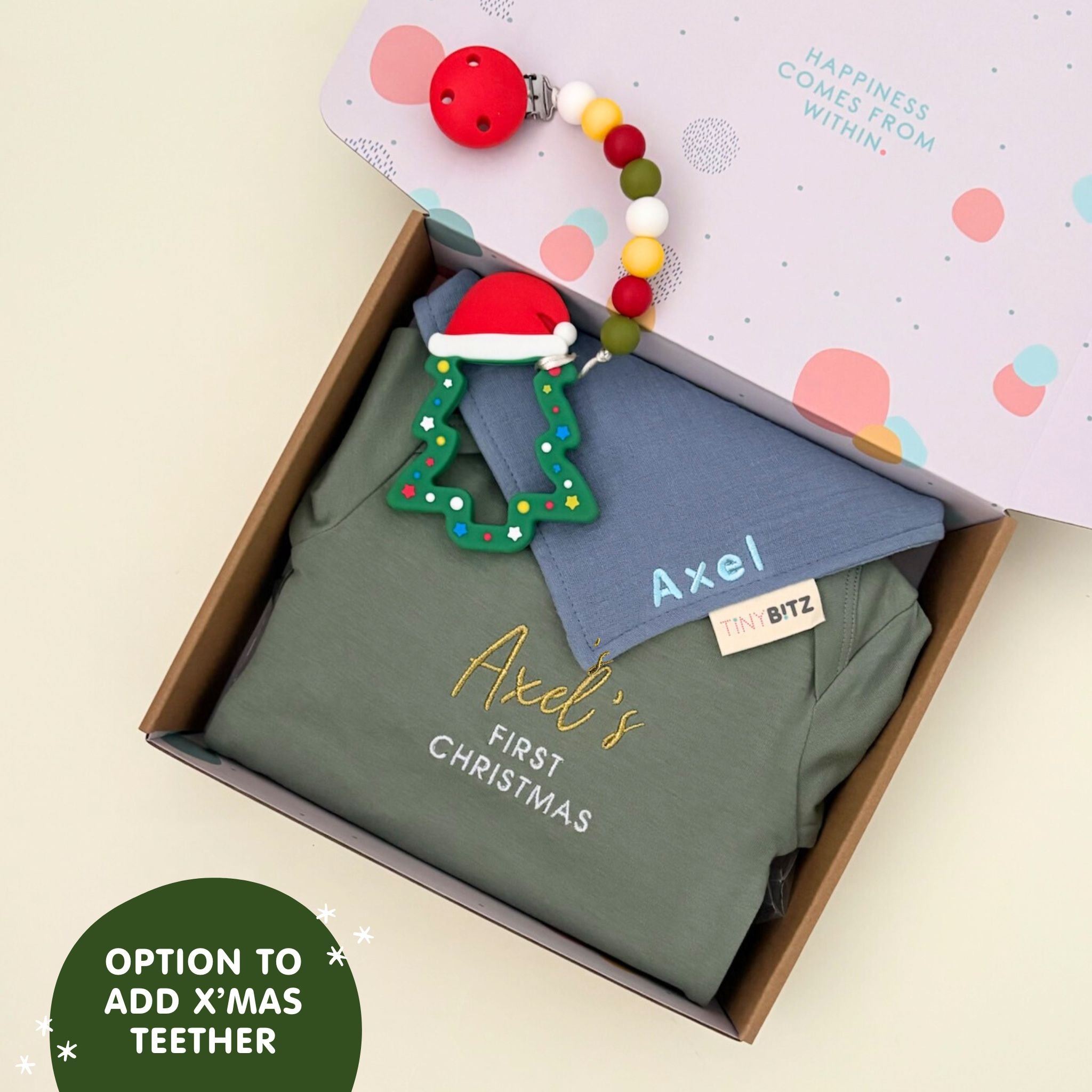 My First Christmas Onesie Gift Set for Baby Boys