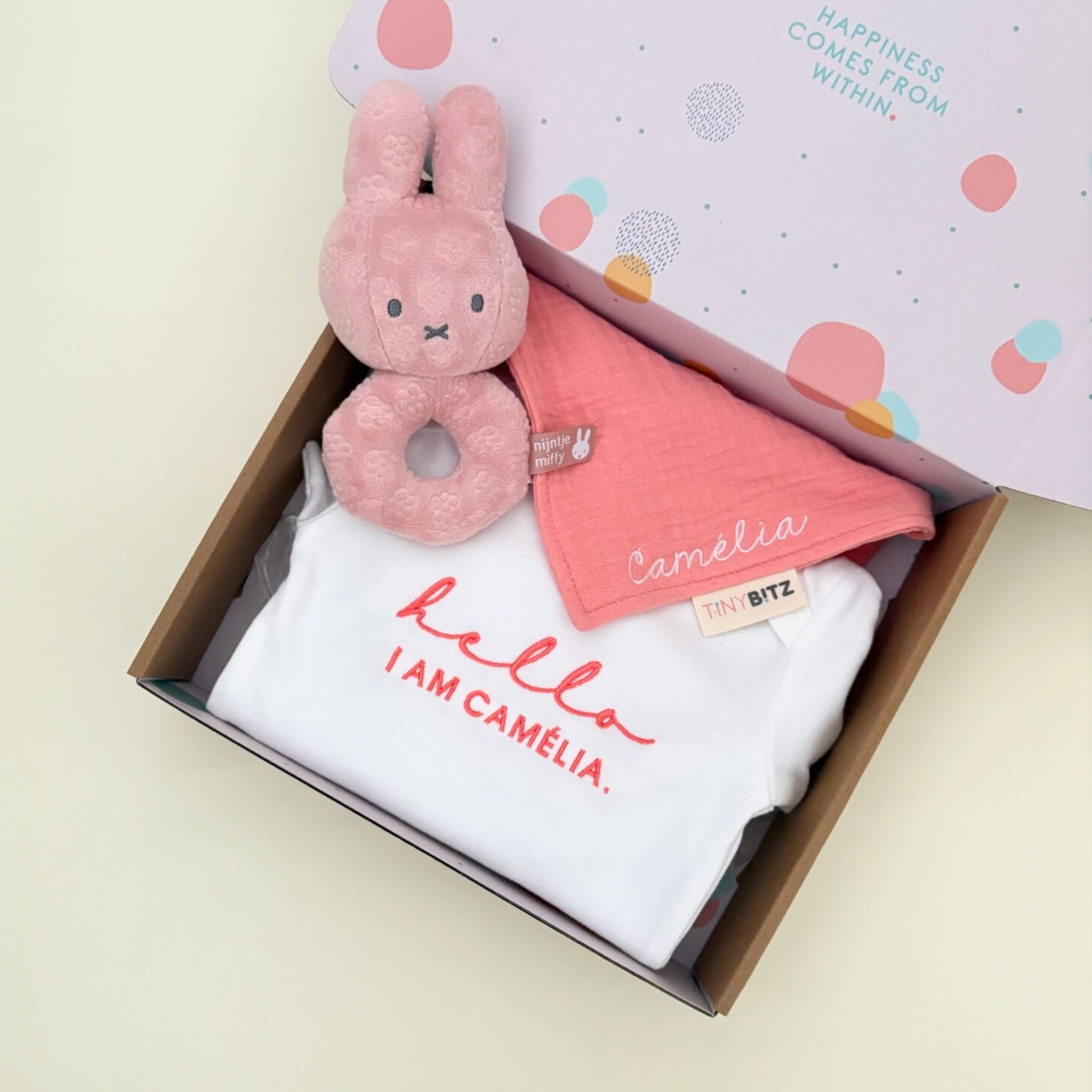 Personalized Miffy Gift Set for Baby Girls