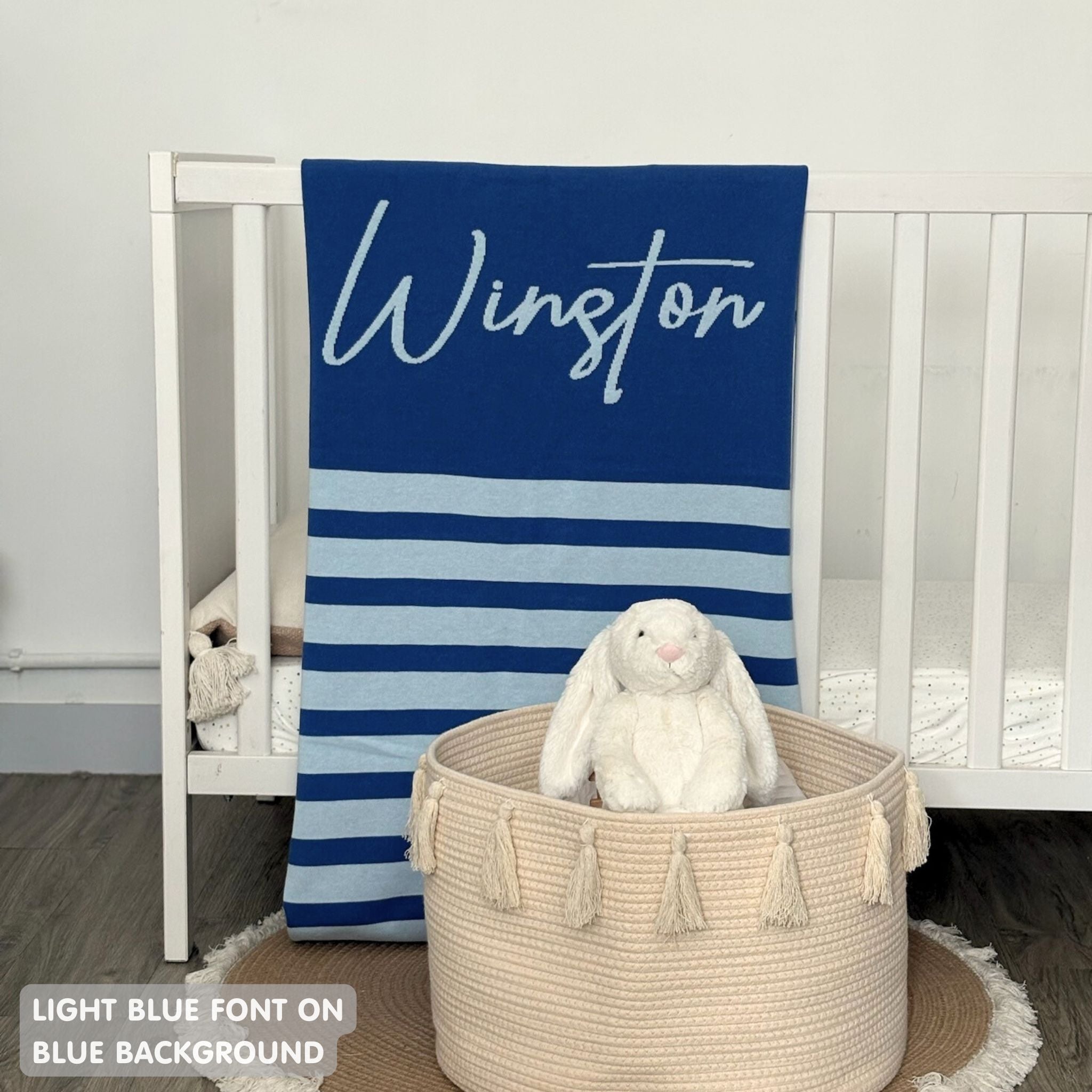 Personalized Blanket for Babies and Kids (The Stripes)