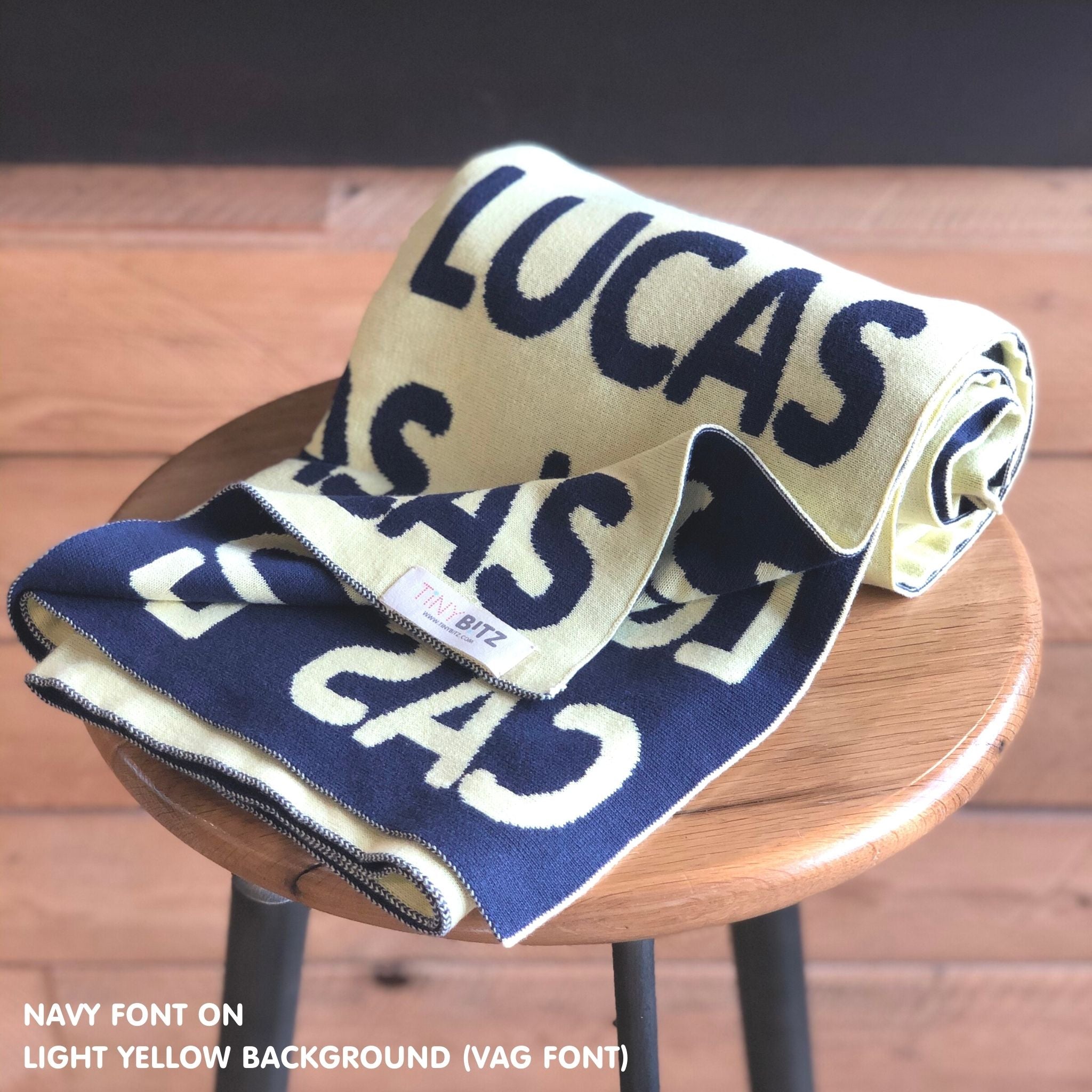 Personalized Blanket for Pets (Light Yellow Background)