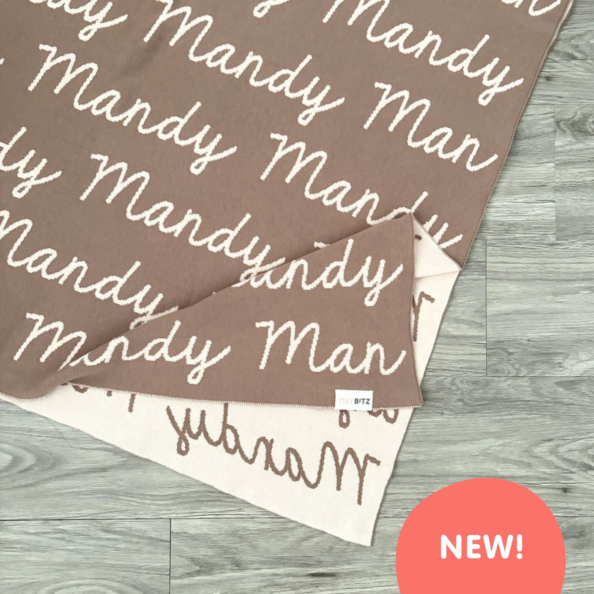 Personalized Blanket for Pets (Mushroom Background)