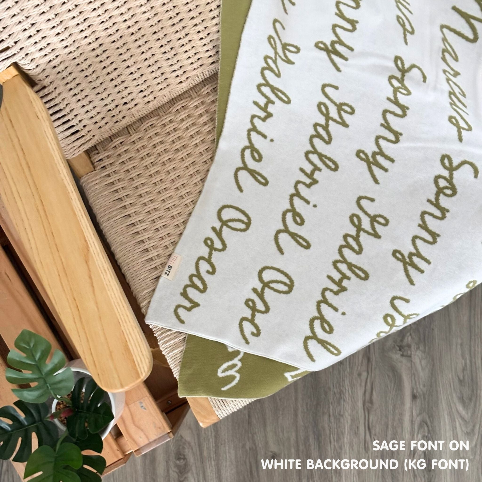 Personalized Blanket for Pets (White Background)