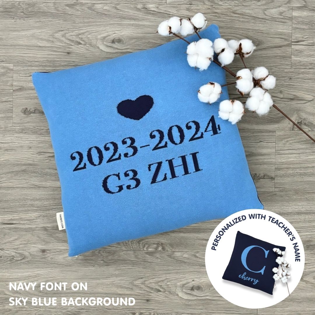 Personalized Teachers Gift Cushion