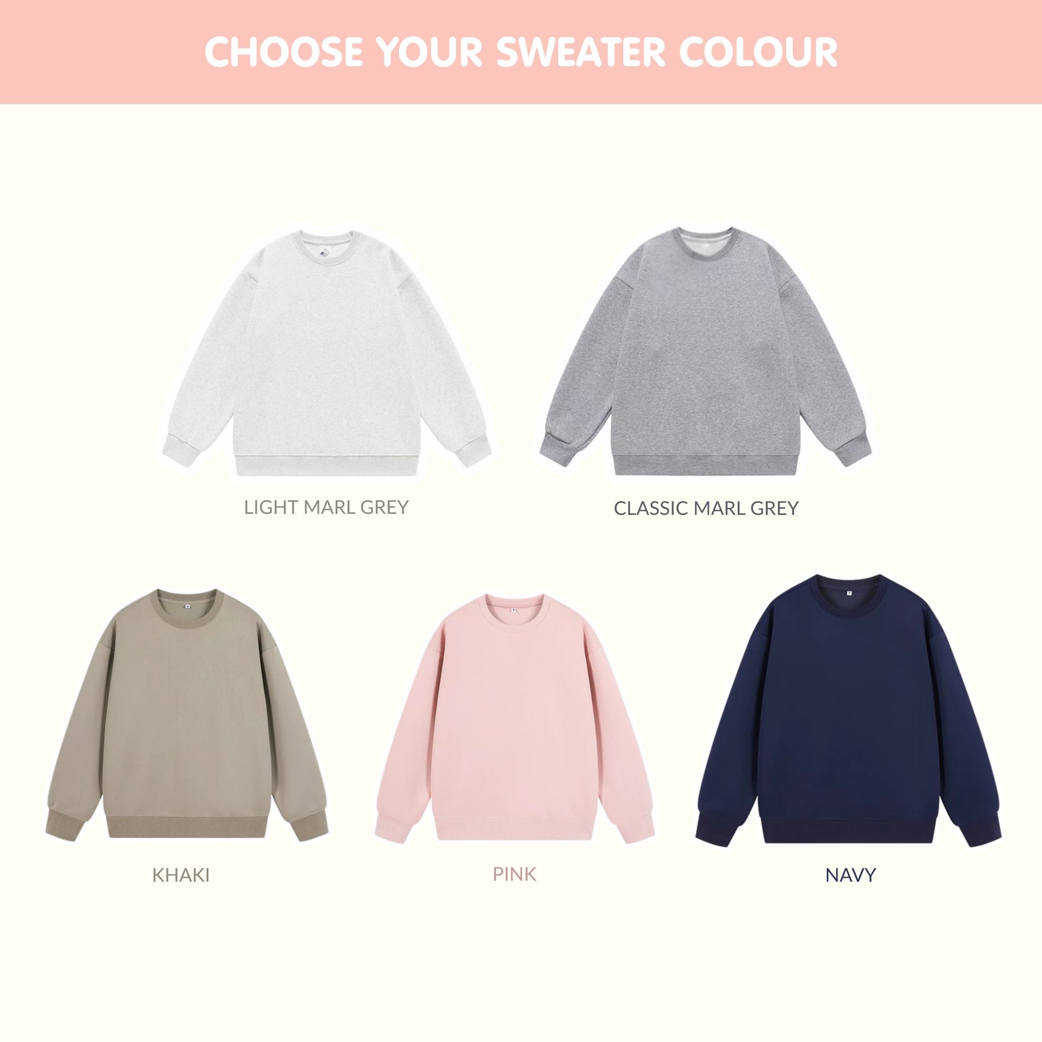 Custom Embroidered Portrait for Couples, Family, Pet Lovers (Adult Sweater)