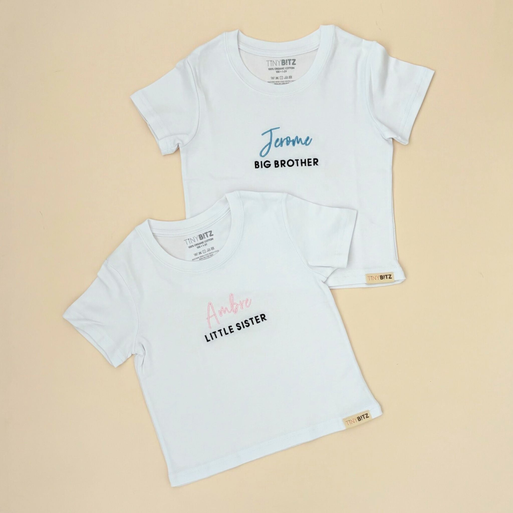 Kids Tee: Little Sister with Name