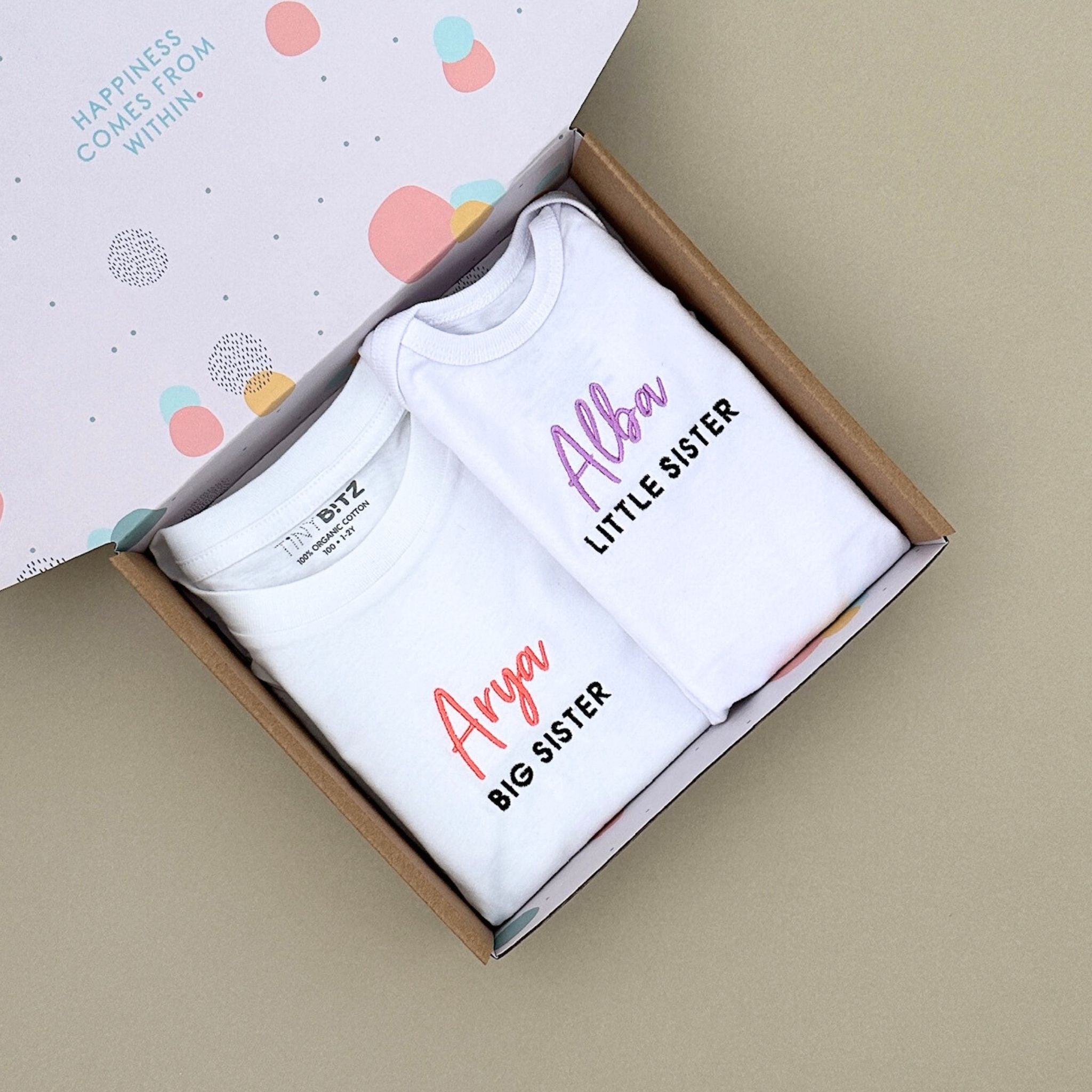 Kids Tee: Big Sister with Name