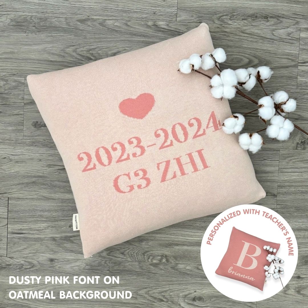 Personalized Teachers Gift Cushion