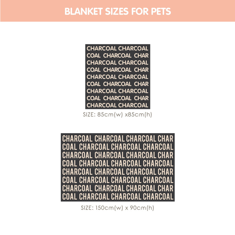 Personalized Blanket for Pets (Dusty Pink Background)