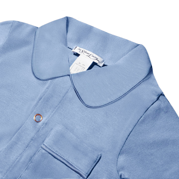 The Silver Lining: Jinny (Sky Blue) Infant's Pyjama Set