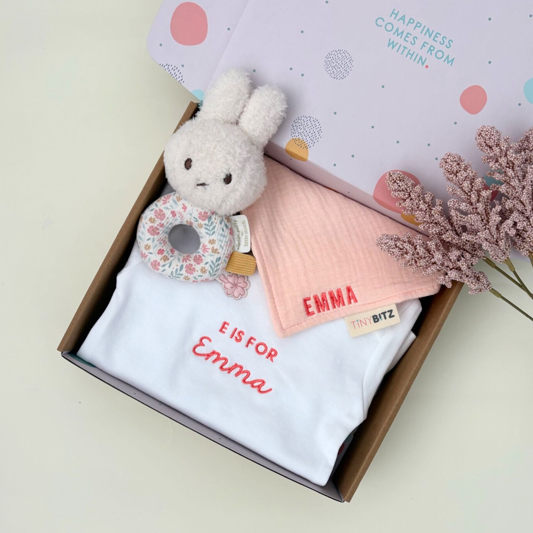 Personalized Miffy Gift Set for Baby Girls