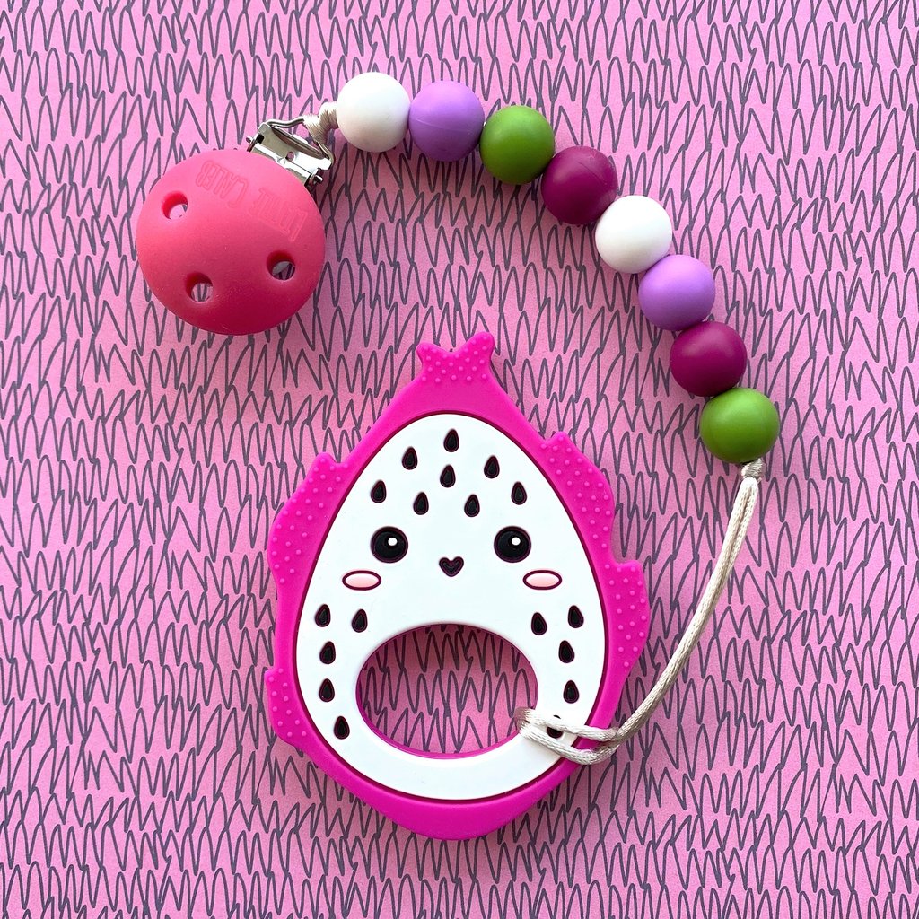 Little Caleb: Cute Dragon Fruit Teether