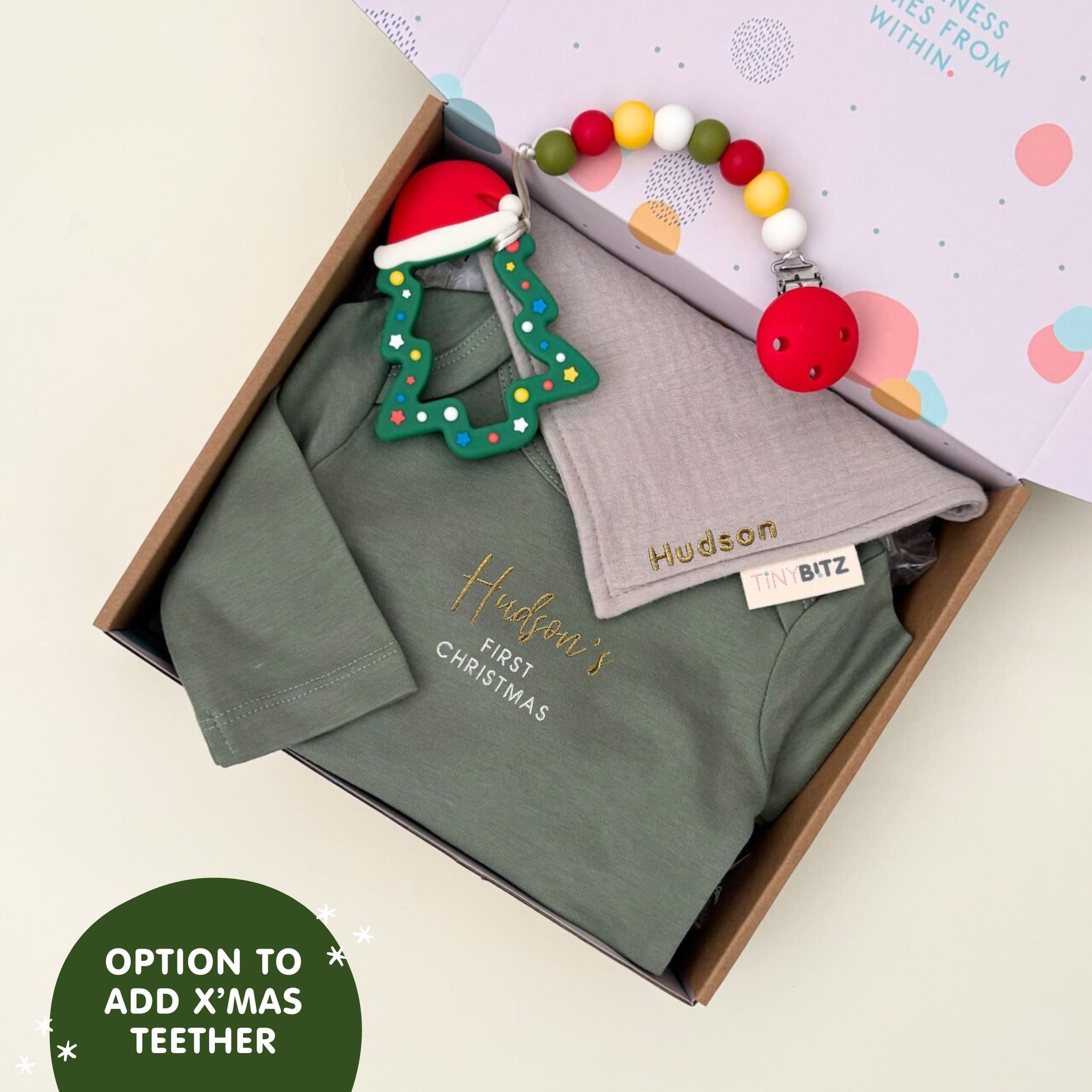 My First Christmas Onesie Gift Set for Baby Boys
