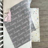 Personalized Blanket for Liam (95x95cm)