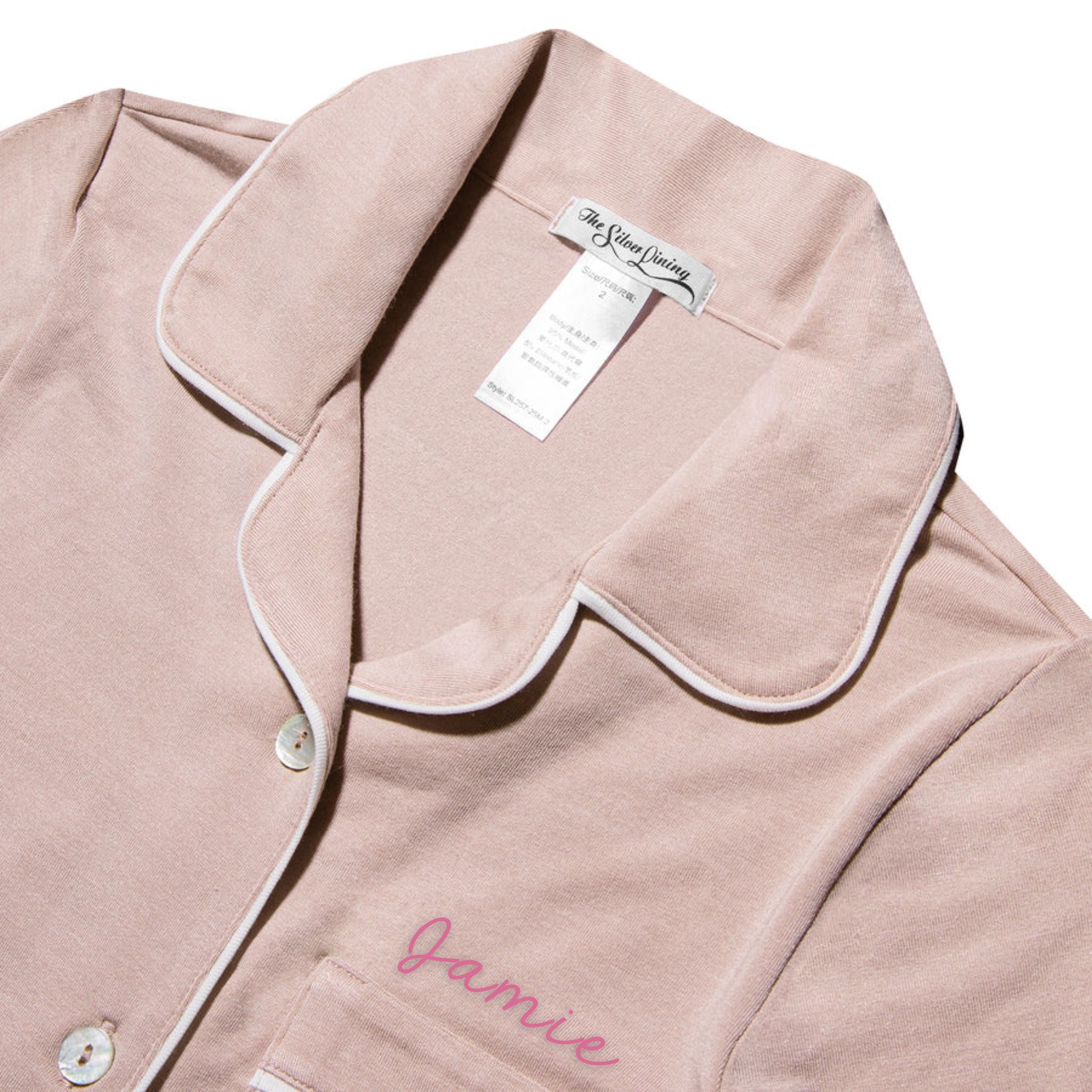 The Silver Lining: Lila (Pink) Mini's Pyjama Set