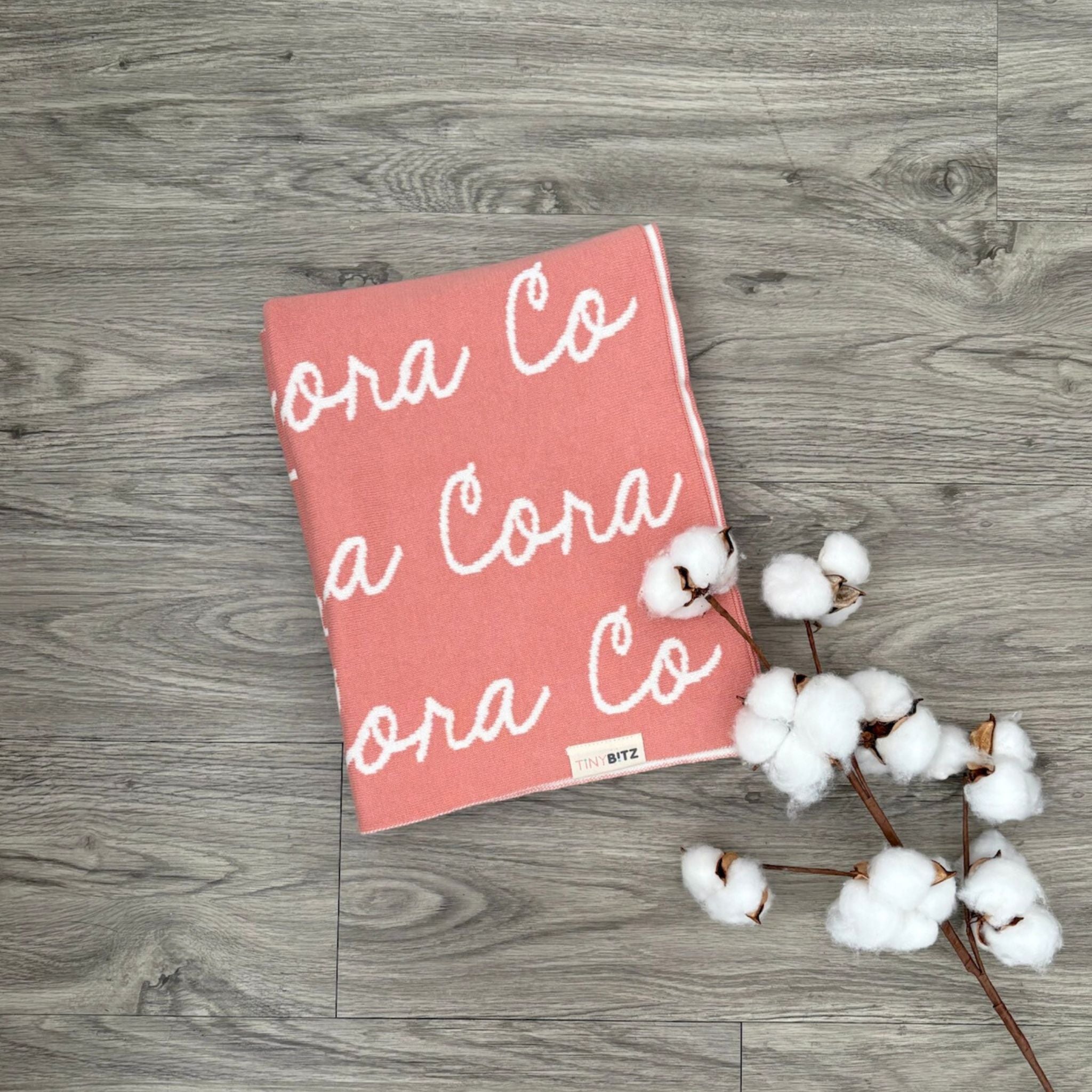 Personalized Blanket for Cora (95x95cm)