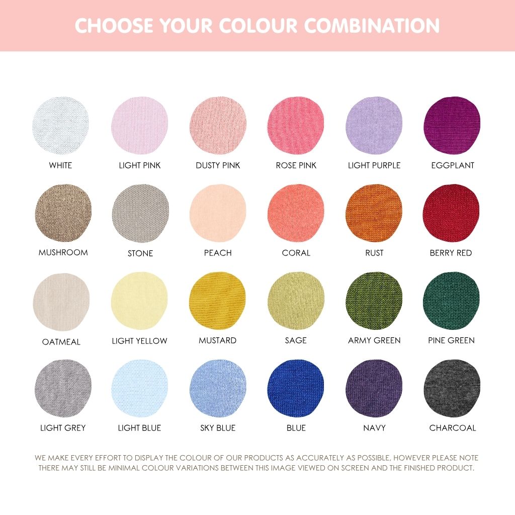 Blanket Colour Combinations (Girls)