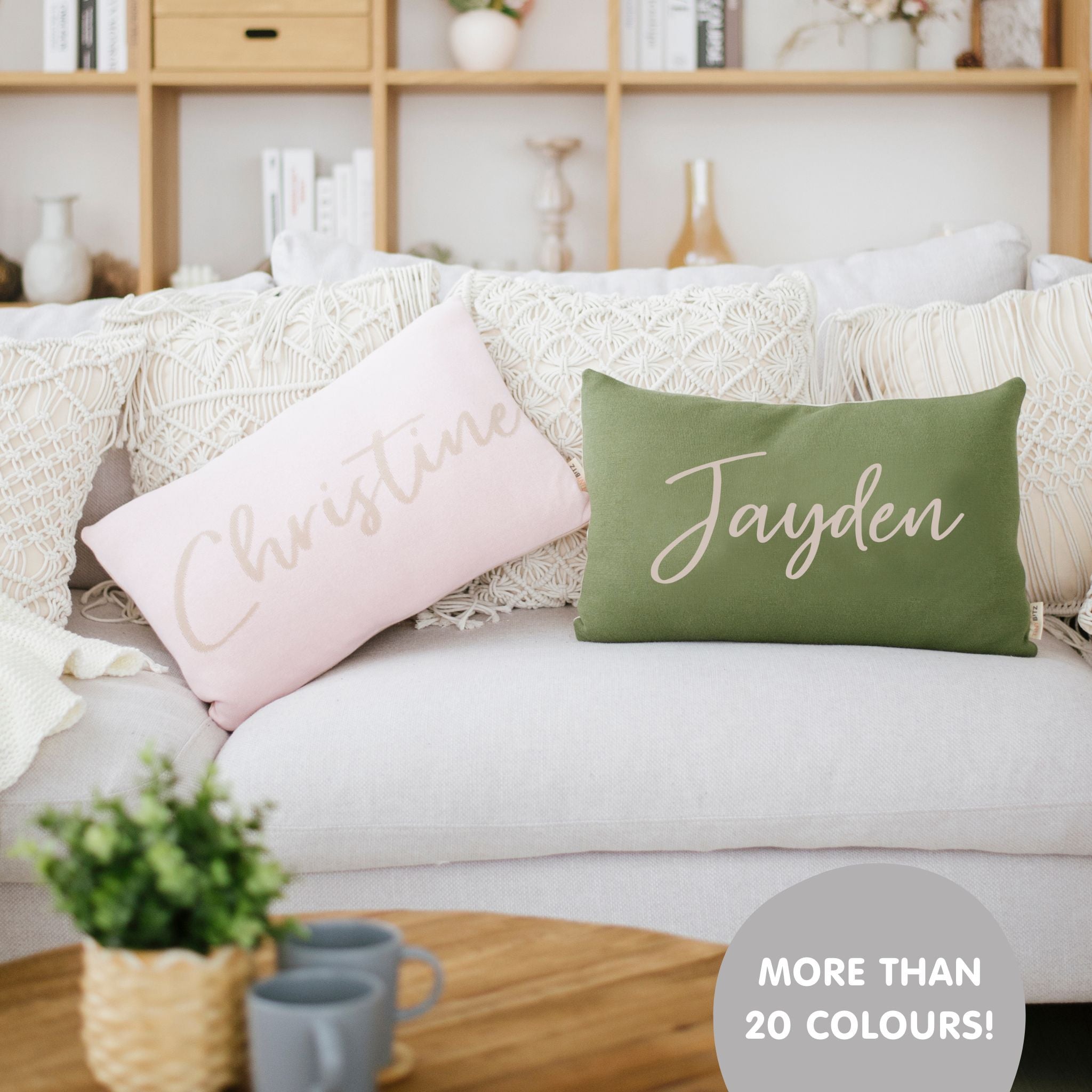 Personalized Rectangular Cushion (Name)