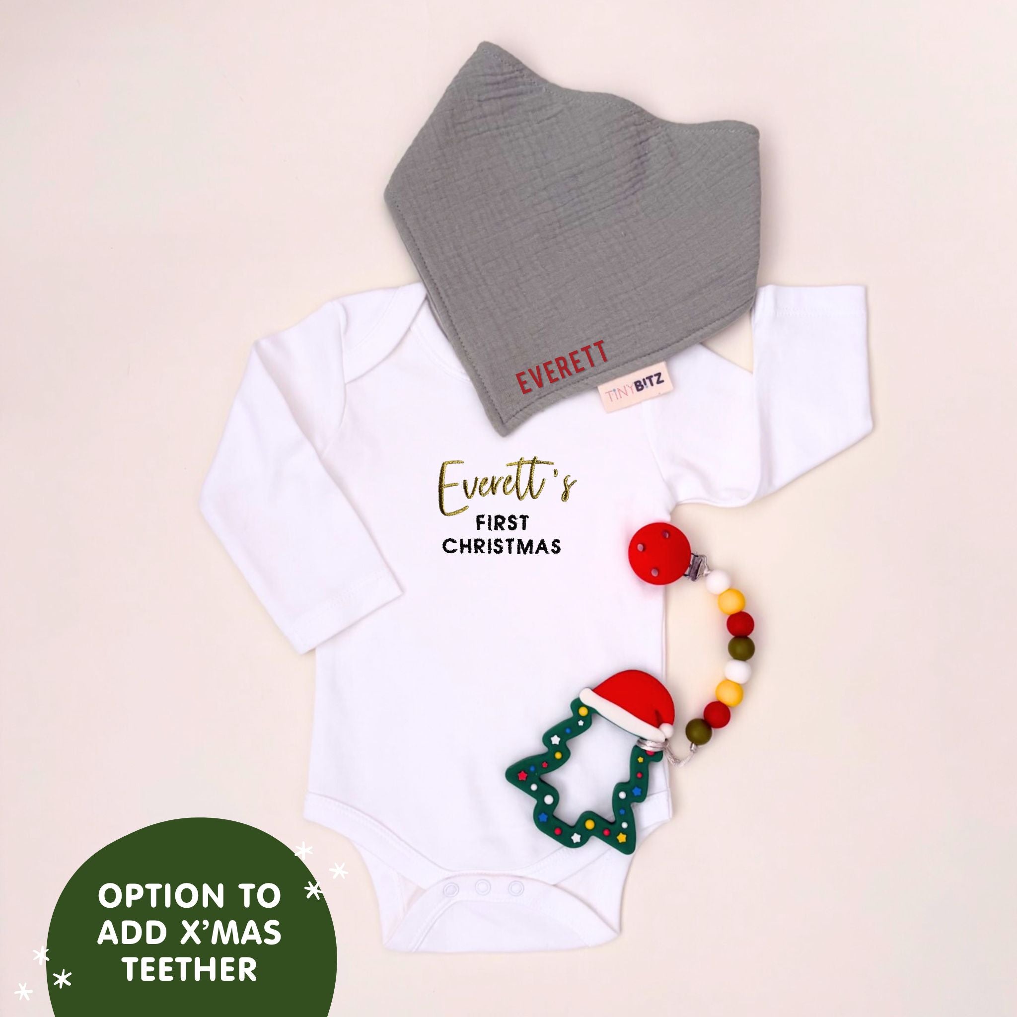My First Christmas Onesie Gift Set for Baby Boys
