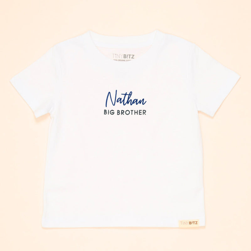 Kids Tee: Big Brother with Name