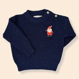 Confetti Sweater for Babies and Kids (Navy)