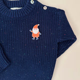 Confetti Sweater for Babies and Kids (Navy)