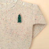 Confetti Sweater for Babies and Kids (Cream)