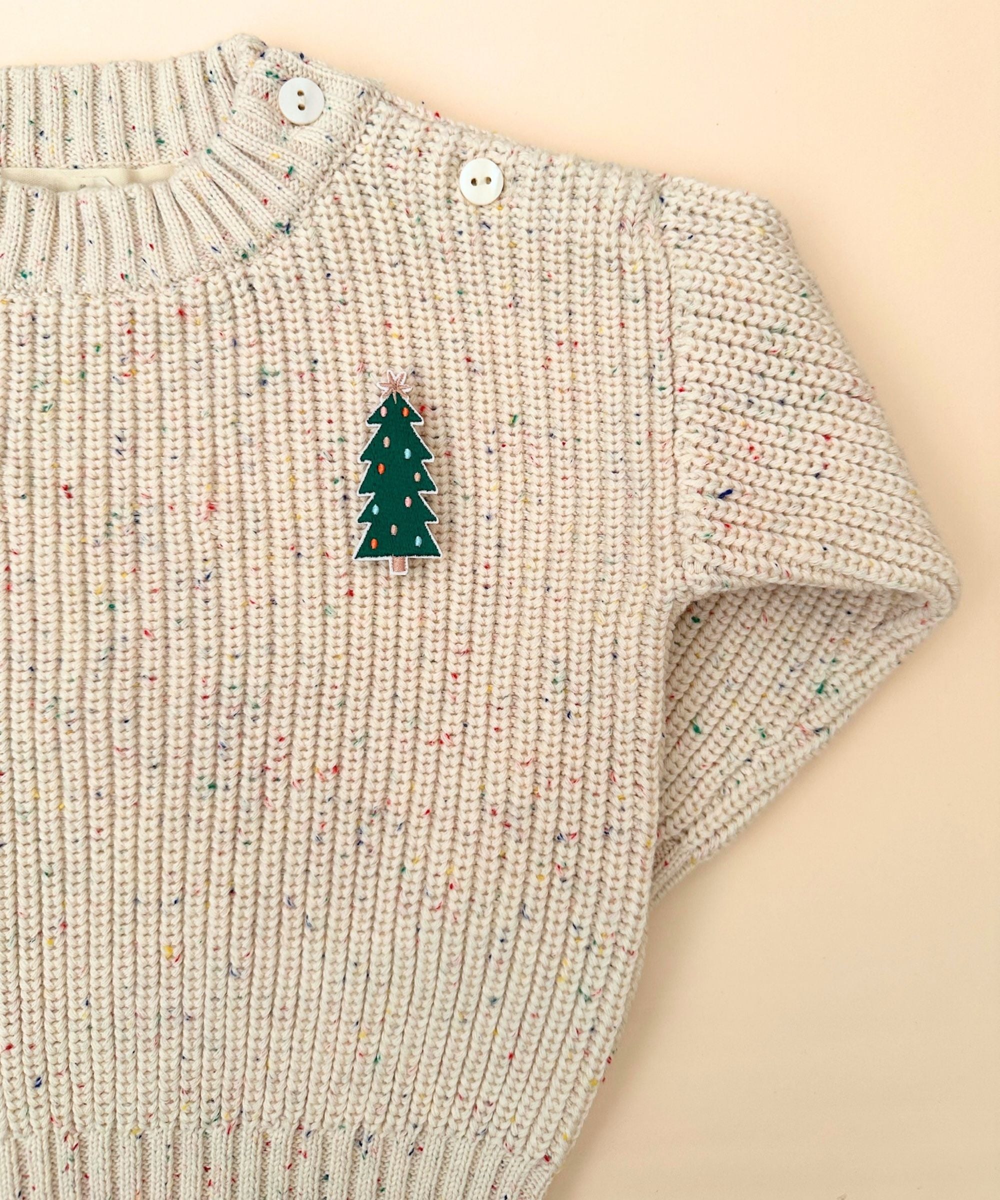 Confetti Sweater for Babies and Kids (Cream)
