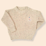 Confetti Sweater for Babies and Kids (Cream)