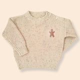 Confetti Sweater for Babies and Kids (Cream)