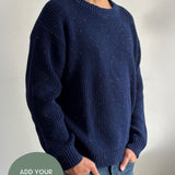 Confetti Sweater for Adults (Navy)
