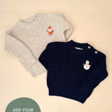 Confetti Sweater for Babies and Kids (Cream)