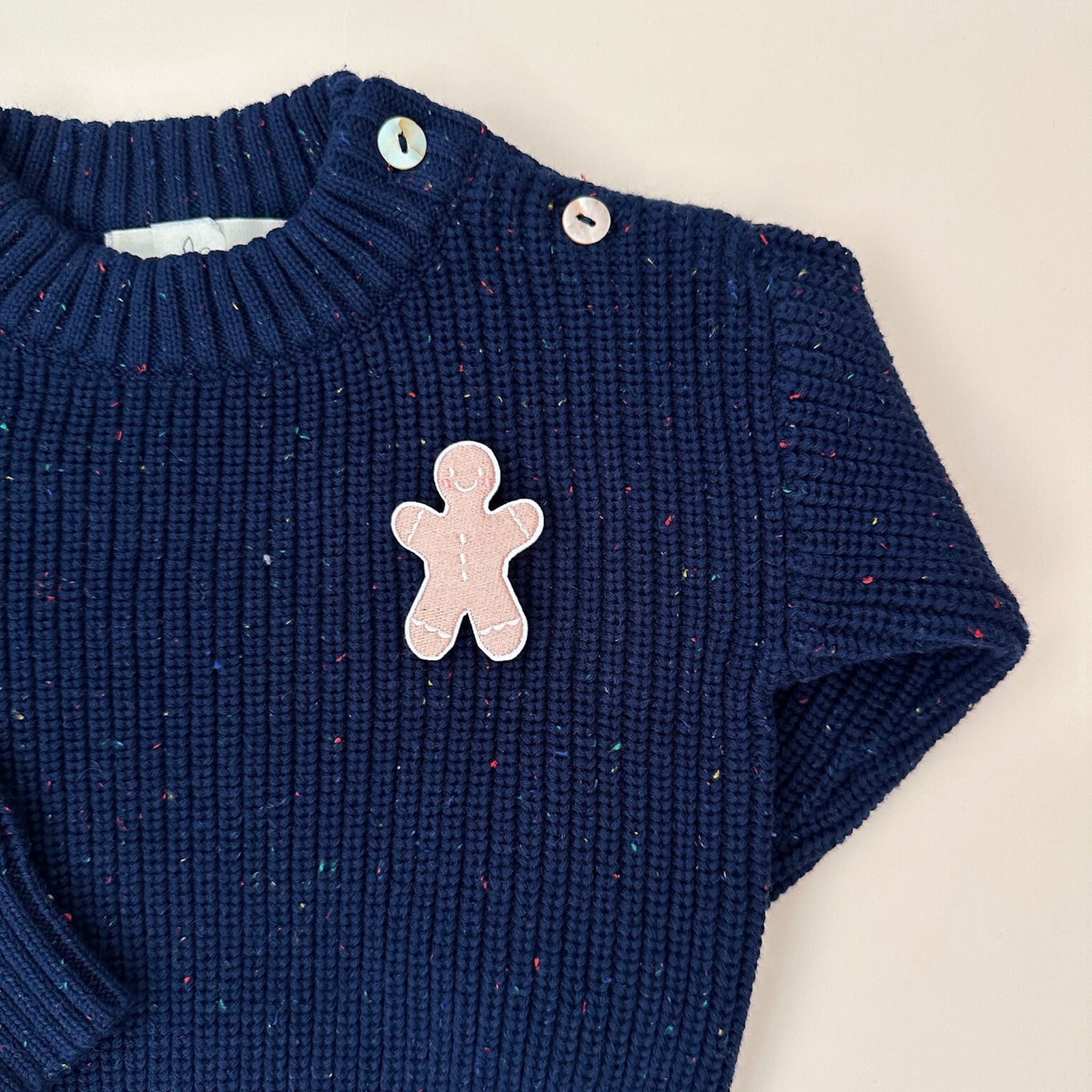 Confetti Sweater for Babies and Kids (Navy)