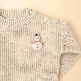 Confetti Sweater for Babies and Kids (Cream)