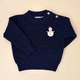 Confetti Sweater for Babies and Kids (Navy)