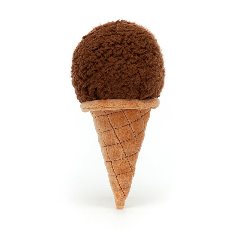 Jellycat Soft Toy: Irresistible Ice Cream Chocolate