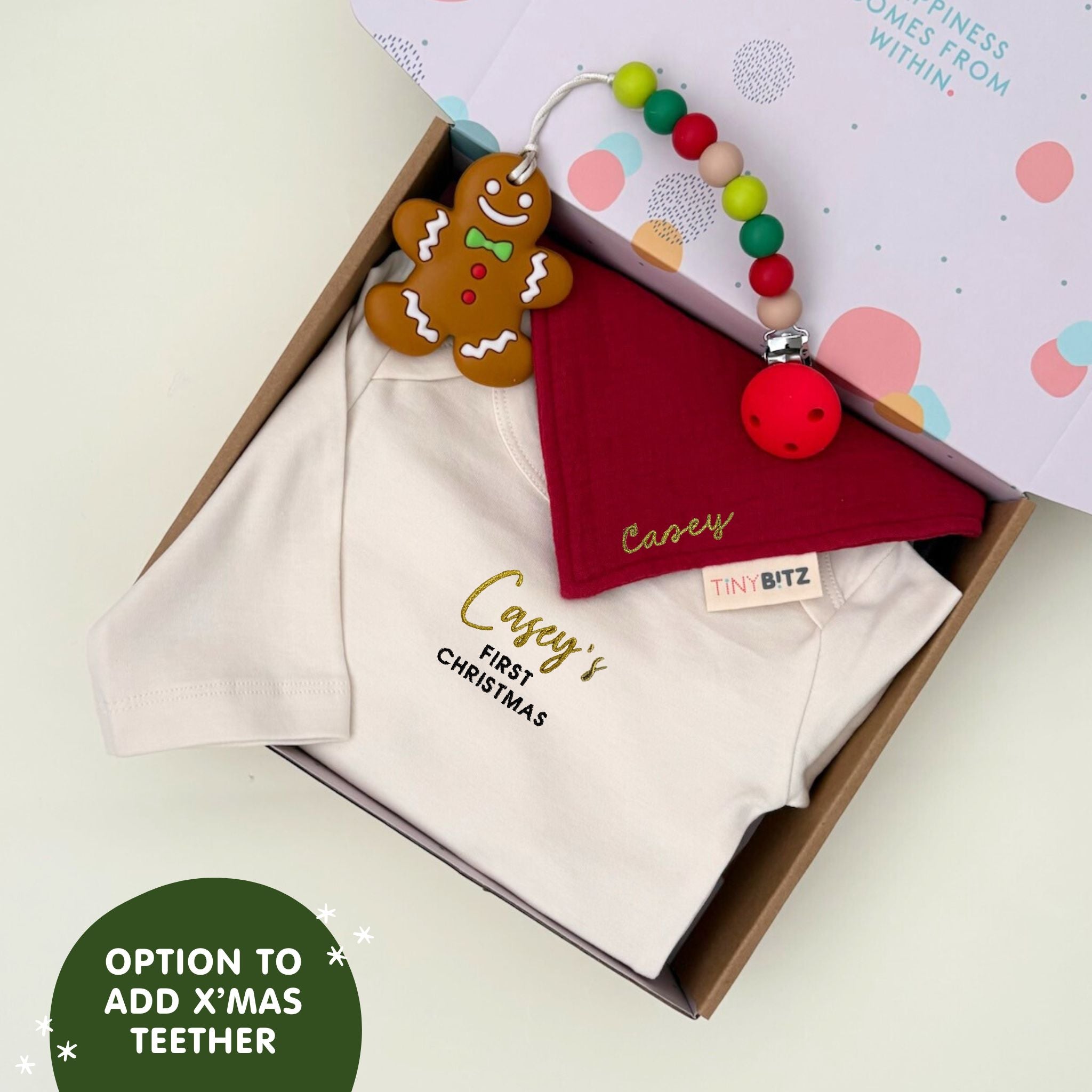 My First Christmas Onesie Gift Set for Baby Girls