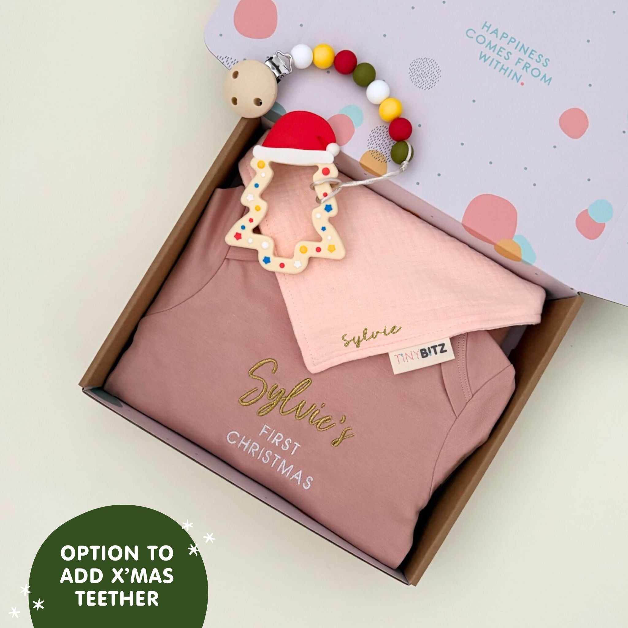 My First Christmas Onesie Gift Set for Baby Girls