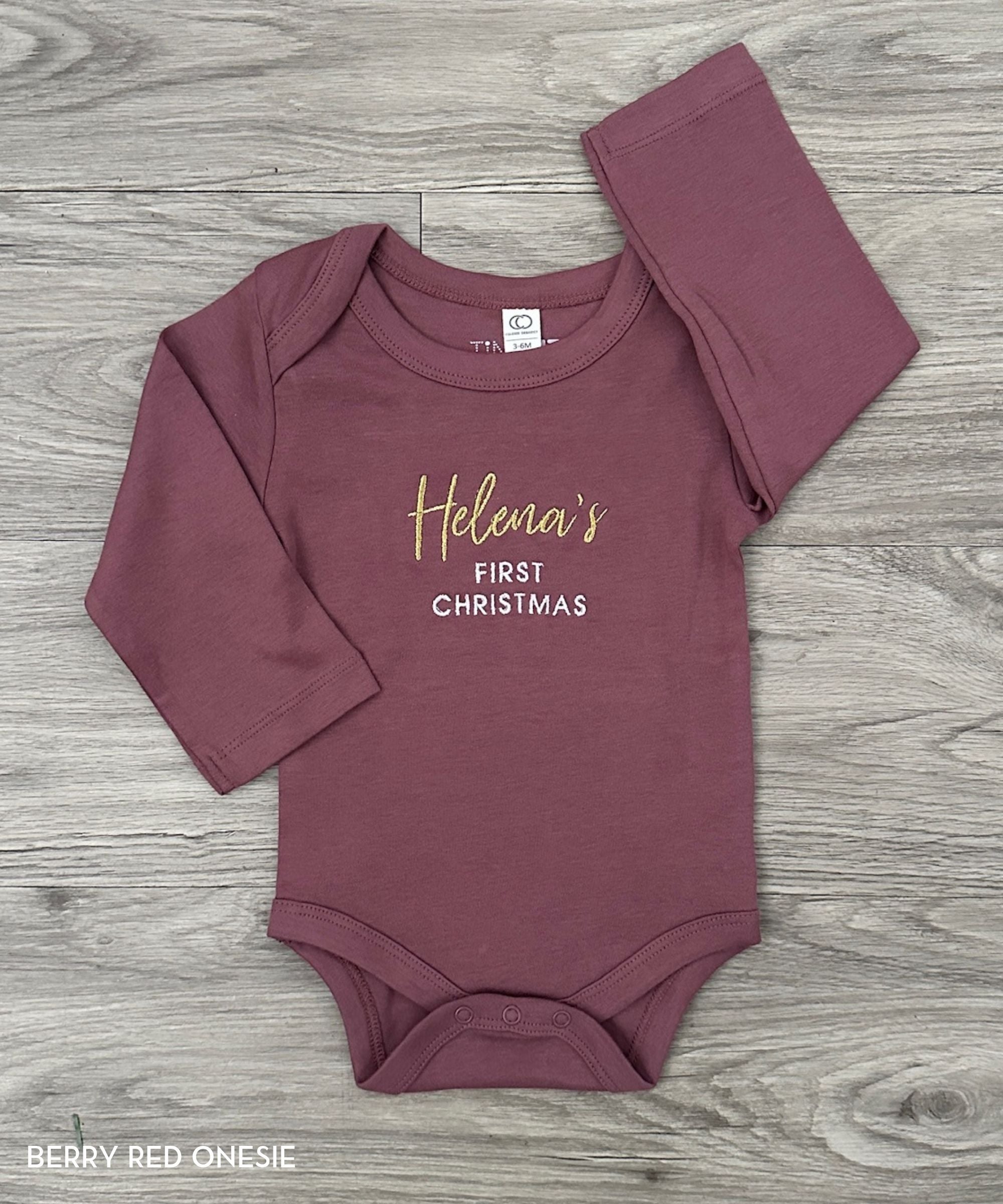 My First Christmas Onesie