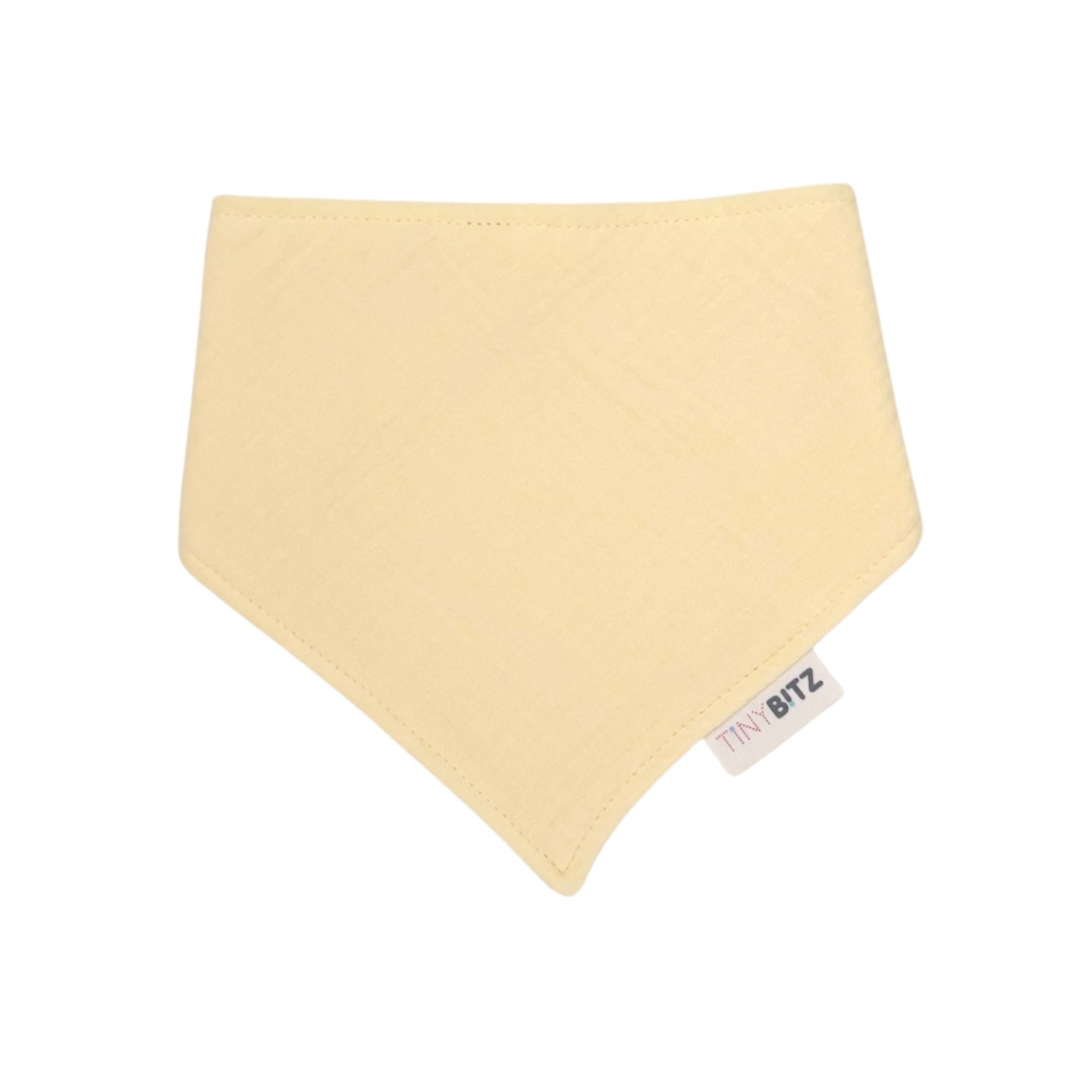Organic Muslin Bib (Light Yellow)