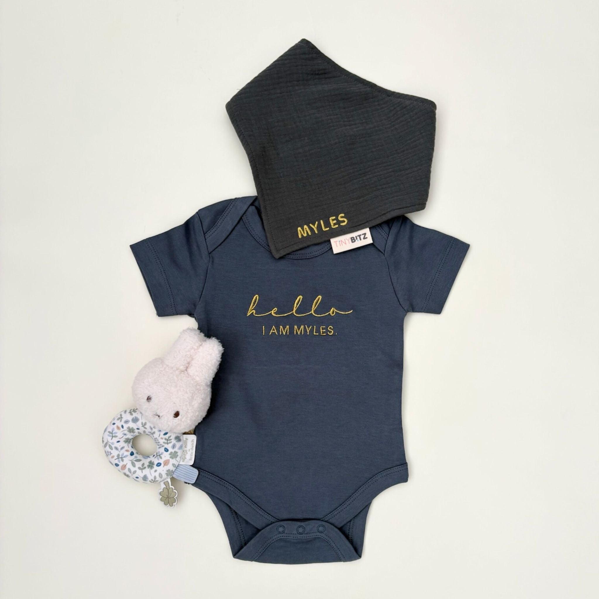 Personalized Miffy Gift Set for Baby Boys