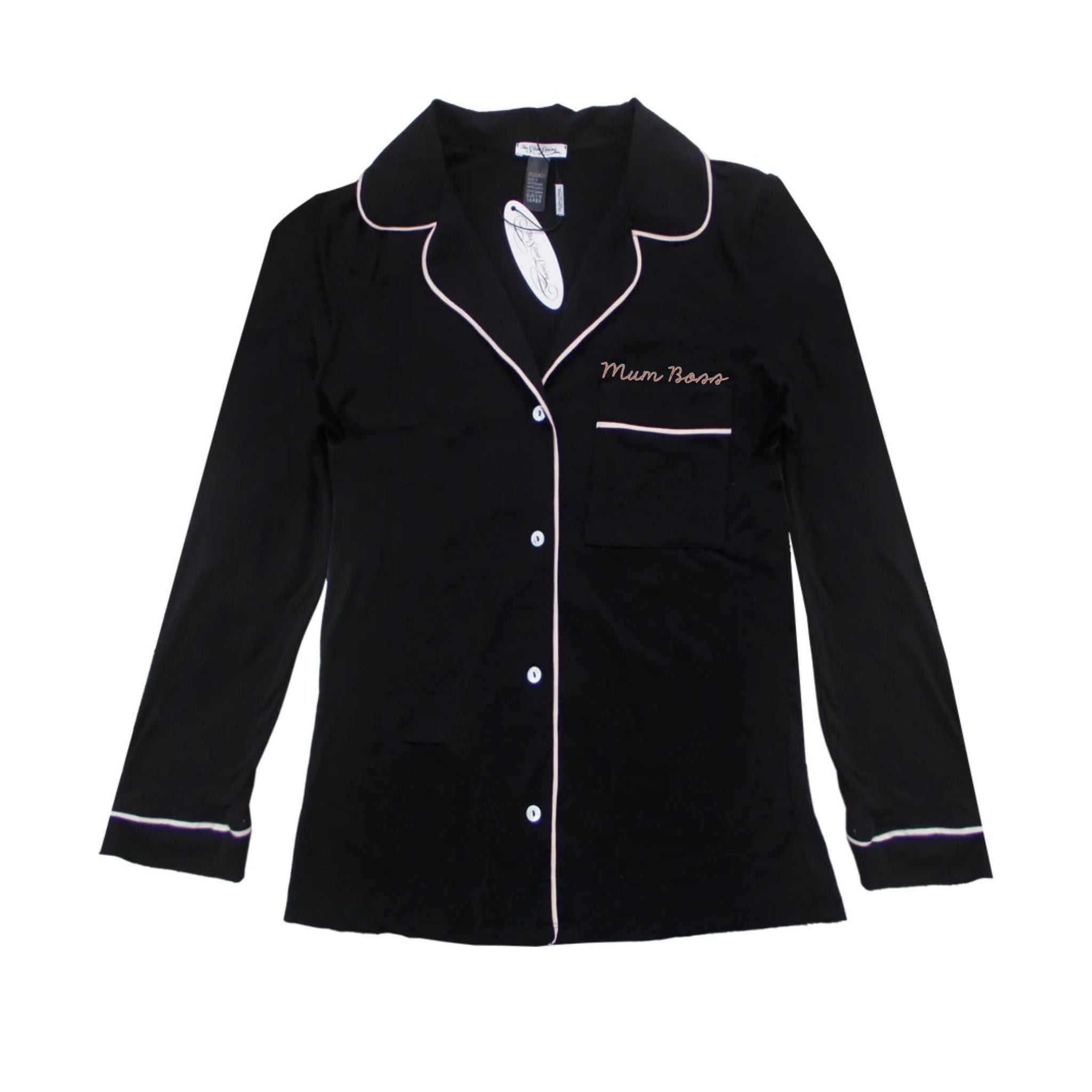 The Silver Lining: Mia (Black) Women's Pyjama Set