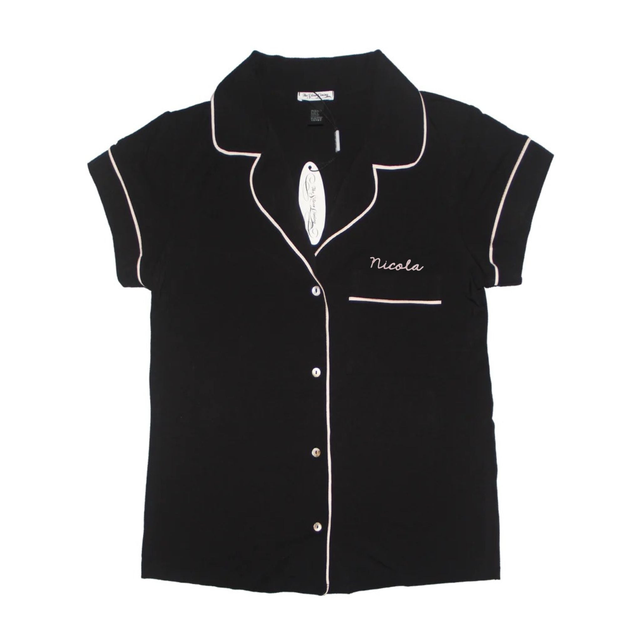 The Silver Lining: Joyce (Black) Women's Pyjama Set