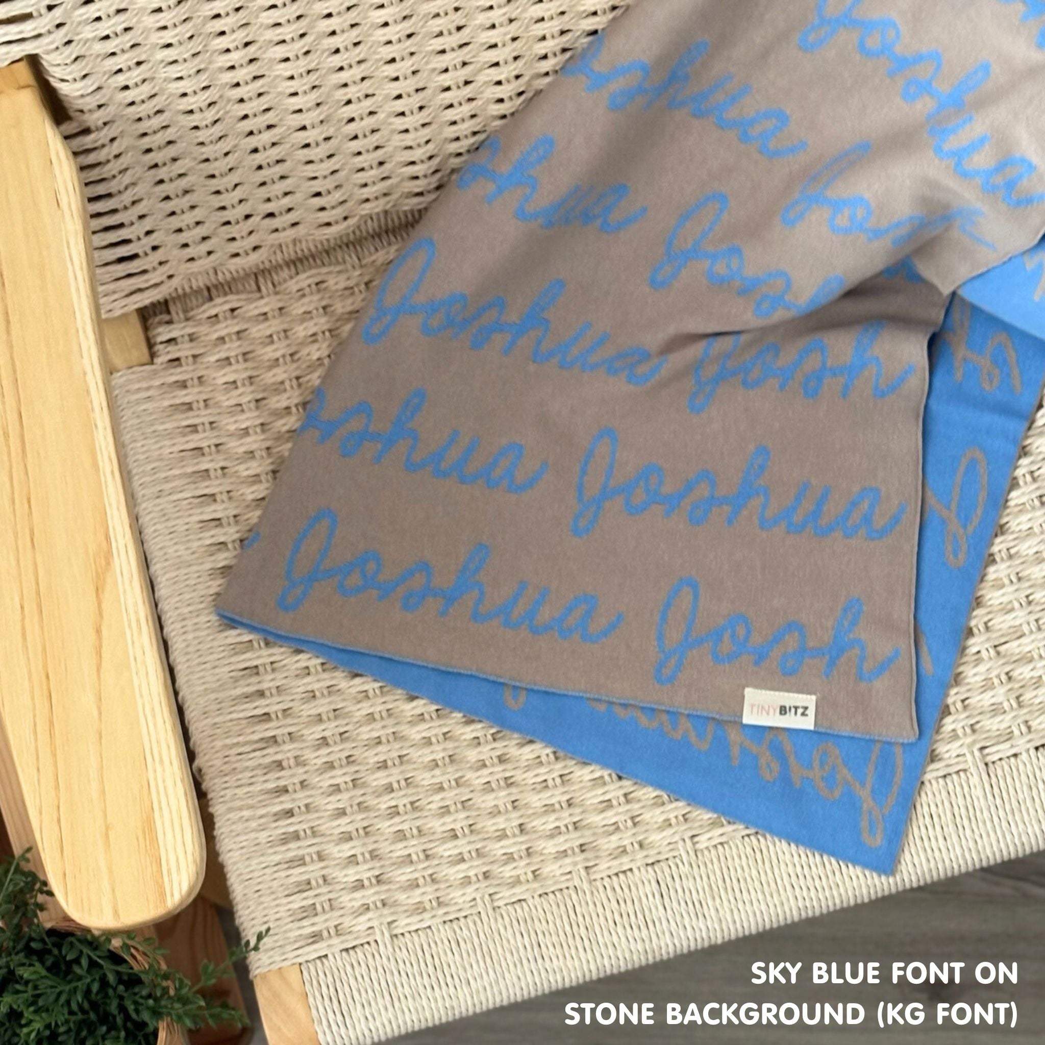 Personalized Blanket for Pets (Stone Background)