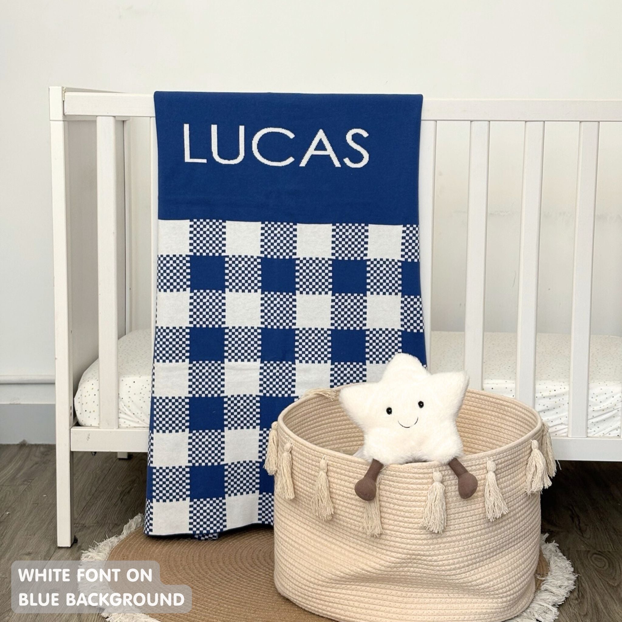 Personalized Blanket for Babies and Kids (The Checks)