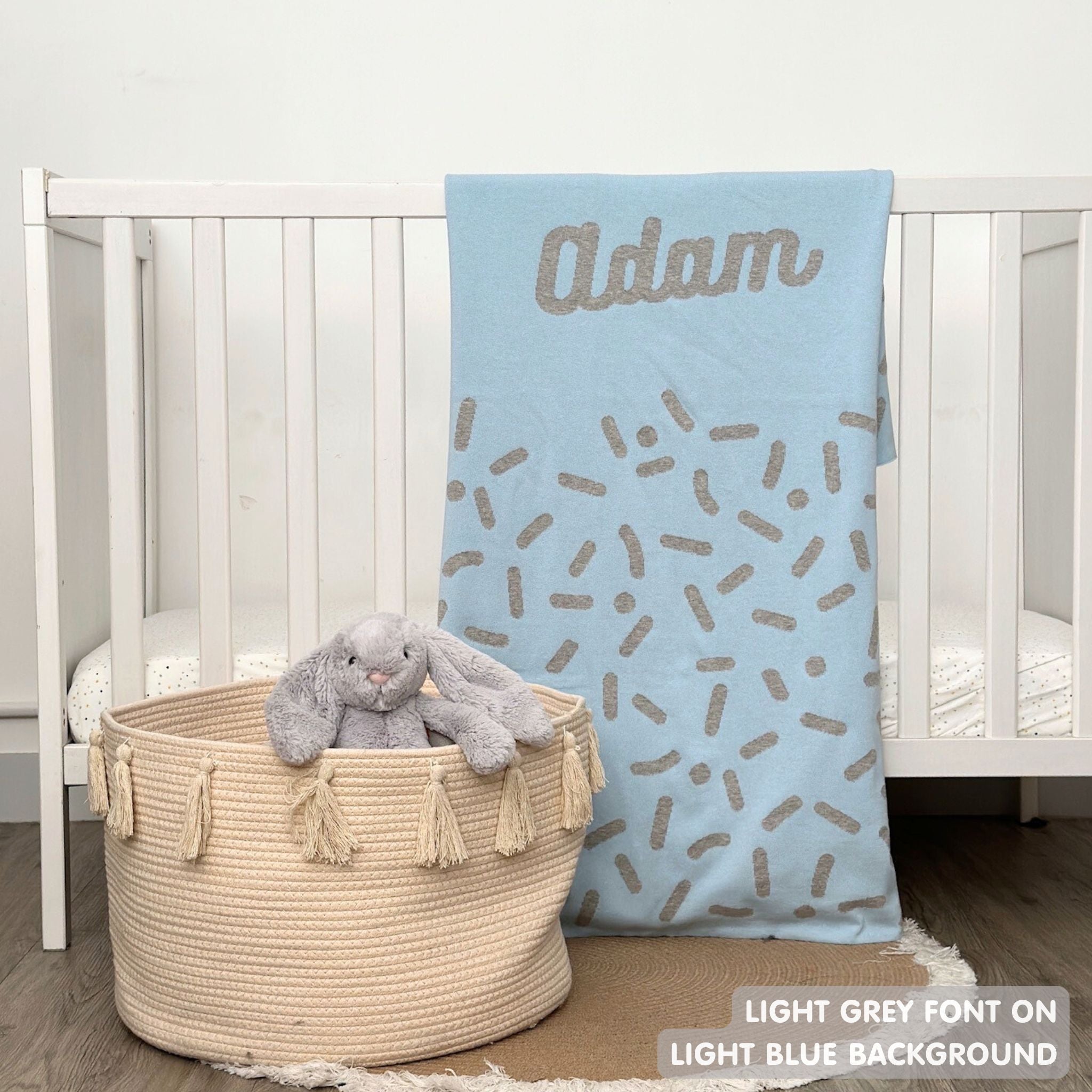 Personalized Blanket for Babies and Kids (The Confetti)